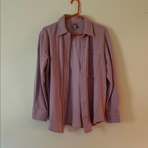 Como Vintage Women's Light Purple Shirt Jacket